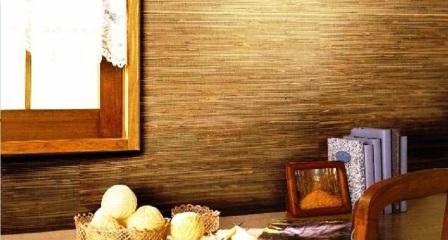 Натуральные обои в интерьере фото джутовые обои